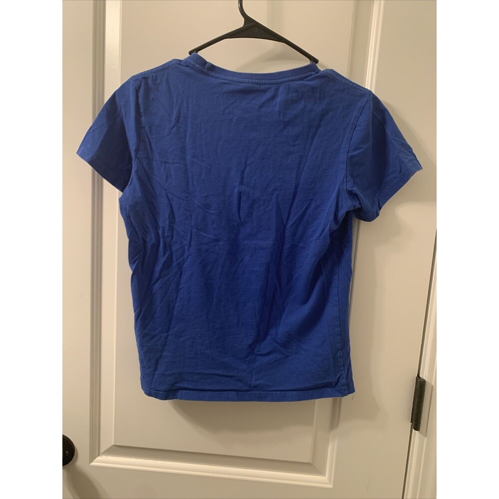 Hiclol Boys Graphic Print Short Sleeve T-Shirt Crew Neck Size M Blue - Picture 7 of 7